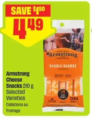 FreshCo Armstrong Cheese Snacks 210 g Selected Varieties offer