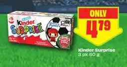 FreshCo Kinder Surprise 3 pk 60 g offer