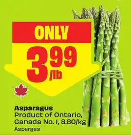FreshCo Asparagus Product of Ontario, Canada No. I, 8.80/kg offer