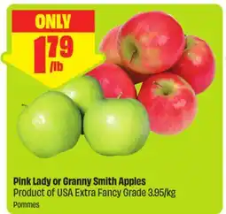 FreshCo Pink Lady or Granny Smith Apples Product of USA Extra Fancy Grade 3.95/kg offer