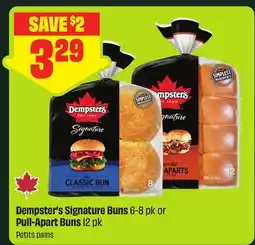 FreshCo Dempster's Signature Buns 6-8 pk or Pull-Apart Buns 12 pk offer