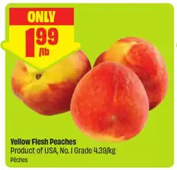 FreshCo Yellow Flesh Peaches Product of USA, No. I Grade 4.39/kg offer