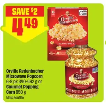 FreshCo Orville Redenbacher Microwave Popcorn 6-8 pk 340-492 g or Gourmet Popping Corn 850 g offer