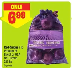 FreshCo Red Onions 7 lb Product of Egypt or USA No. 1 Grade offer