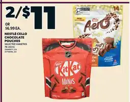 Valu-mart NESTLÉ CELLO CHOCOLATE POUCHES offer
