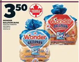 Valu-mart WONDER BALLPARK BUNS, 432/560 G offer