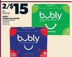 Valu-mart BUBLY SPARKLING WATER offer