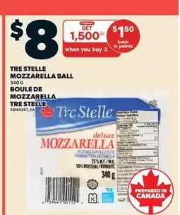 Valu-mart BOULE DE MOZZARELLA TRE STELLE offer