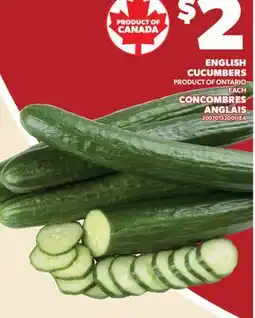 Valu-mart CONCOMBRES ANGLAIS offer