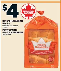 Valu-mart PETITS PAINS KING'S HAWAIIAN offer