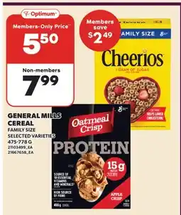 Valu-mart GENERAL MILLS CEREAL offer