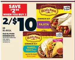 Valu-mart OLD EL PASO DINNER KITS offer