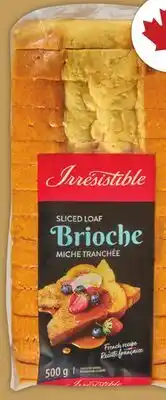 Food Basics IRRESISTIBLE BRIOCHE BREAD OR BUNS 480 - 500 G SELECTION CROISSANTS 500 G offer