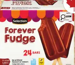 Food Basics SELECTION FOREVER FUDGE OR VANILLA SURPRISE ICE BARS offer