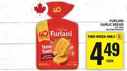 Food Basics FURLANI GARLIC BREAD offer