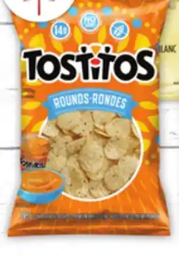 Food Basics TOSTITOS TORTILLA CHIPS OR SMART FOOD POPCORN offer