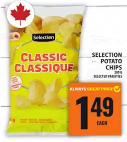Food Basics SELECTION POTATO CHIPS offer