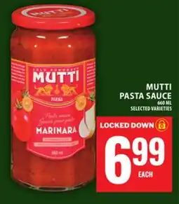 Food Basics MUTTI PASTA SAUCE offer
