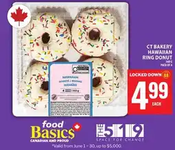 Food Basics CT BAKERY HAWAIIAN RING DONUT offer