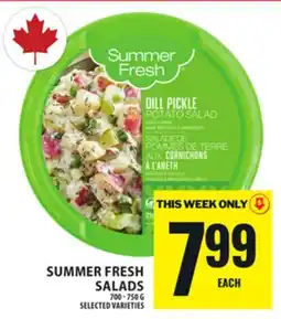 Food Basics SUMMER FRESH SALADS offer