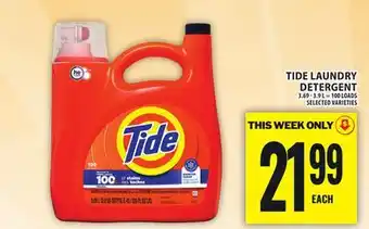 Food Basics TIDE LAUNDRY DETERGENT offer