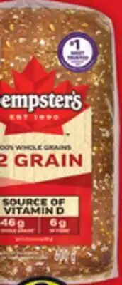 Food Basics DEMPSTER'S WHOLE GRAIN OR PROTEIN BREAD 600 G SIGNATURE BUNS 6 - 12'S offer