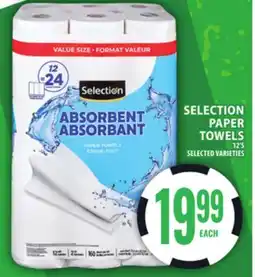 Food Basics SELECTION PAPER TOWELS offer