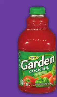 Food Basics MOTT'S GARDEN COCKTAIL offer