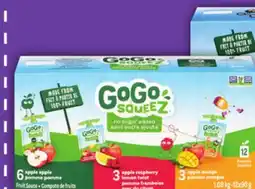 Food Basics GOGO SQUEEZ FRUIT SAUCE SNACK offer