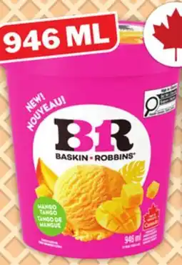 Food Basics BASKIN 31 ROBBINS ICE CREAM 946 ML SANDWICHES 4'S offer