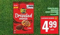 Food Basics CHRISTIE RITZ DRIZZLED MINIS CRACKERS offer