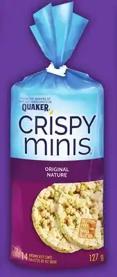 Food Basics QUAKER CRISPY MINIS OR DIPPY BARS OR CHEWY BARS offer