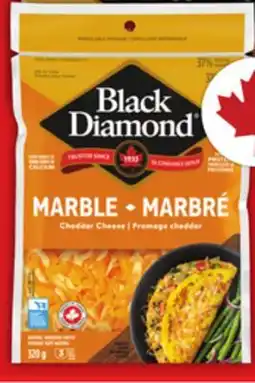 Food Basics BLACK DIAMOND CHEESE 400 G SHREDS 320 G OR NATURAL CHEESE SLICES offer