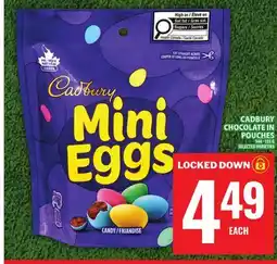 Food Basics CADBURY CHOCOLATE IN POUCHES offer