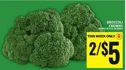 Food Basics BROCCOLI CROWNS offer