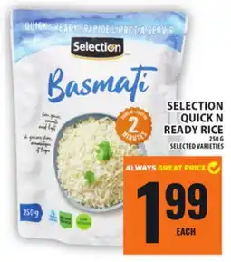 Food Basics SELECTION QUICK N READY RICE offer