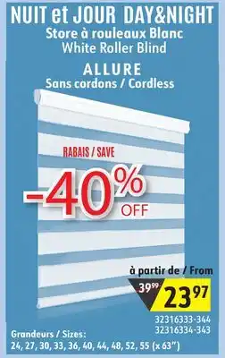 Sushi Shop Day & Night White Roller Blind offer