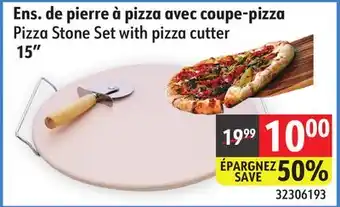 Sushi Shop Pizza Stone Set with pizza cutter offer