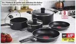 Sushi Shop Cookware Set with Thermo-Spot Heat Indicator 8 Pcs offer