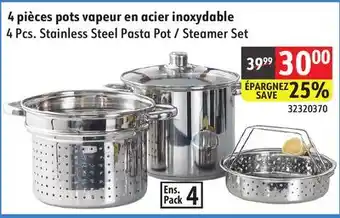 Sushi Shop 4 Pcs. Stainless Steel Pasta Pot / Steamer Set offer