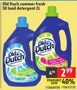 Sushi Shop Old Duch summer fresh 50 load detergent offer
