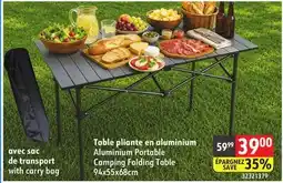 Sushi Shop Aluminium Portable Camping Folding Table offer