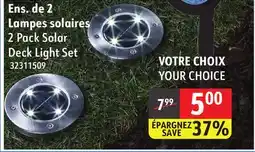 Sushi Shop 2 Pack Solar Deck Light Set offer