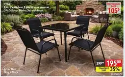 Sushi Shop VIDA 5Pc Outdoor Dining Set with Foam offer