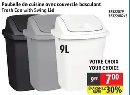 Sushi Shop Trash Can with Swing Lid offer