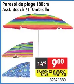 Sushi Shop Asst. Beach 71 Umbrella offer