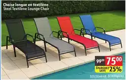 Sushi Shop Steel Textilene Lounge Chair offer