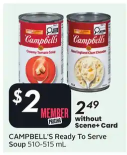 Sobeys Ready To Serve Soup offer