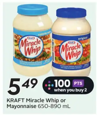 Sobeys Miracle Whip or Mayonnaise offer