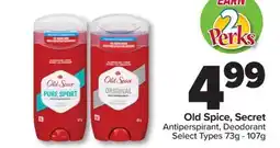 PharmaChoice Old Spice, Secret Antiperspirant, Deodorant offer